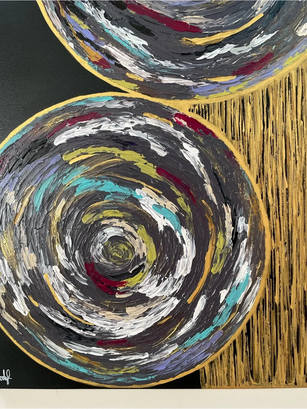 Medium Original Abstract Painting On Canvas- Ethereal Reverie Series 1-2